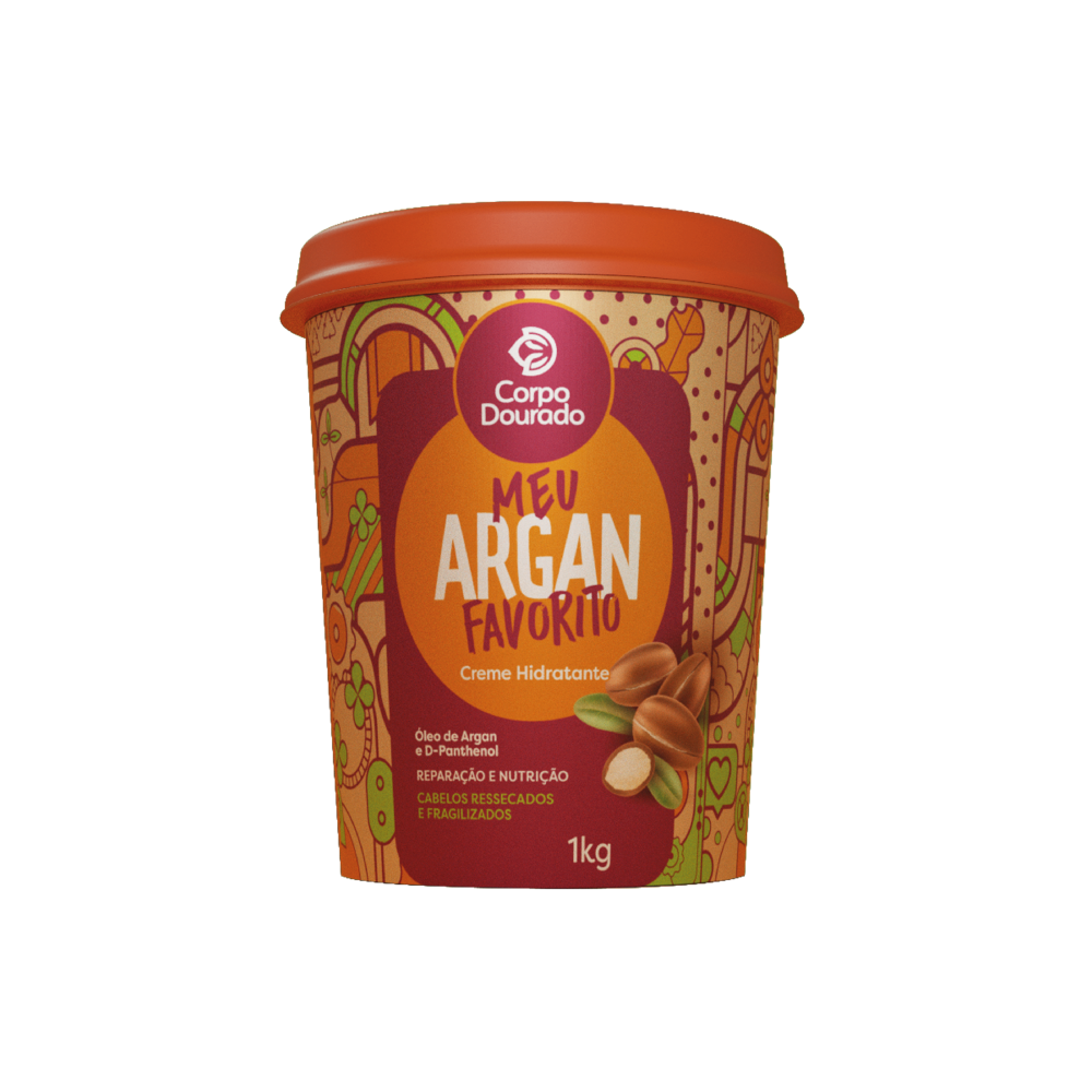 CORPO DOURADO MEU ARGAN MASK 1KG