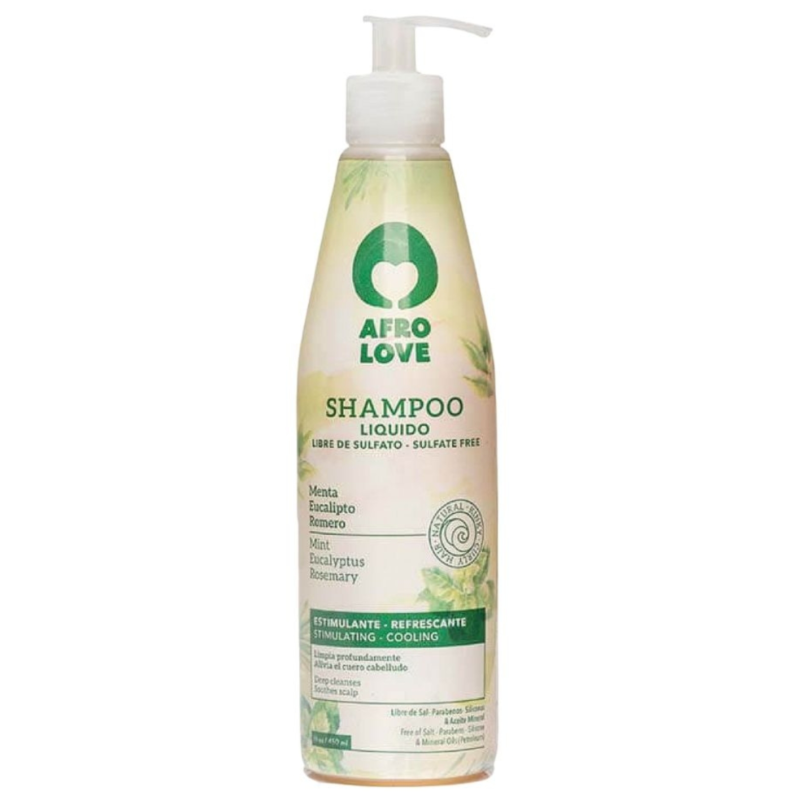 AFRO LOVE SHAMPOO LIQUIDO MENTA 10OZ