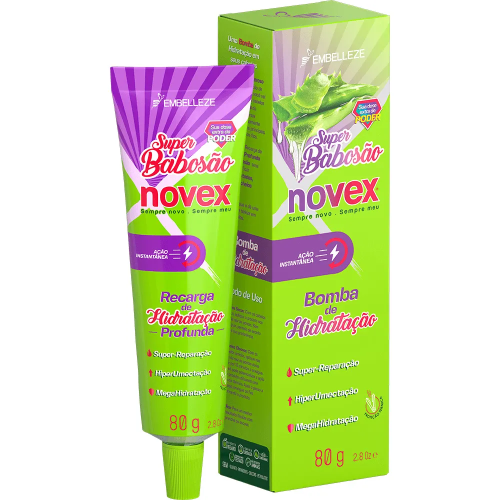 NOVEX  RECARGA HIDRATANTE SUPER BABOSA 80GR