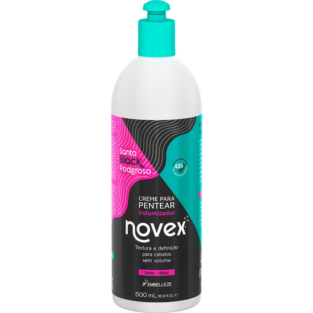 NOVEX  SANTO BLACK CREMA DE PEINAR 500ML