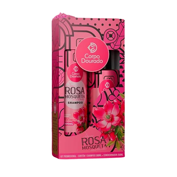 CORPO DOURADO 300+250ML DONA ROSA