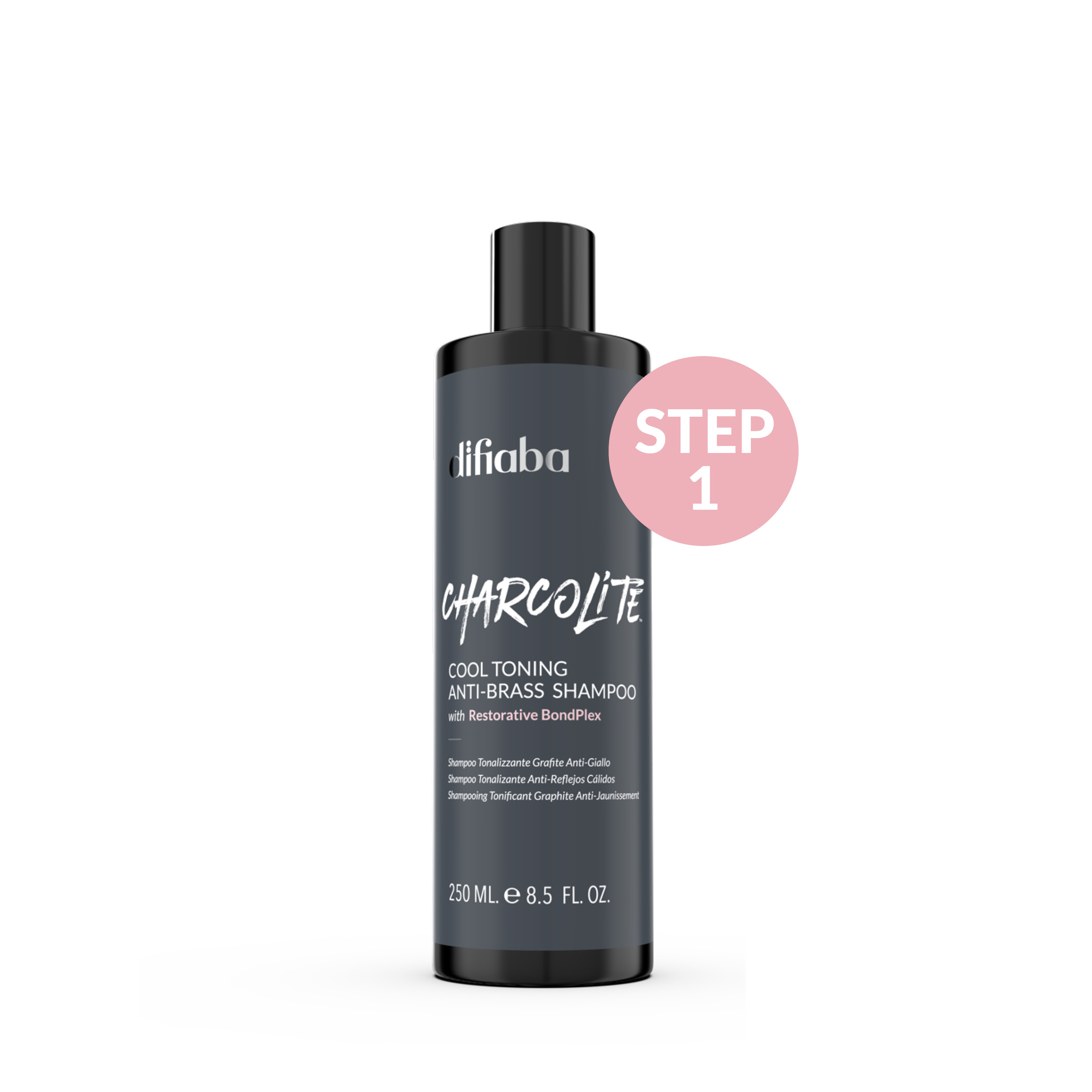 DIFIABA CHARCOLITE ANTI-BRASS SHAMPOO 250ML
