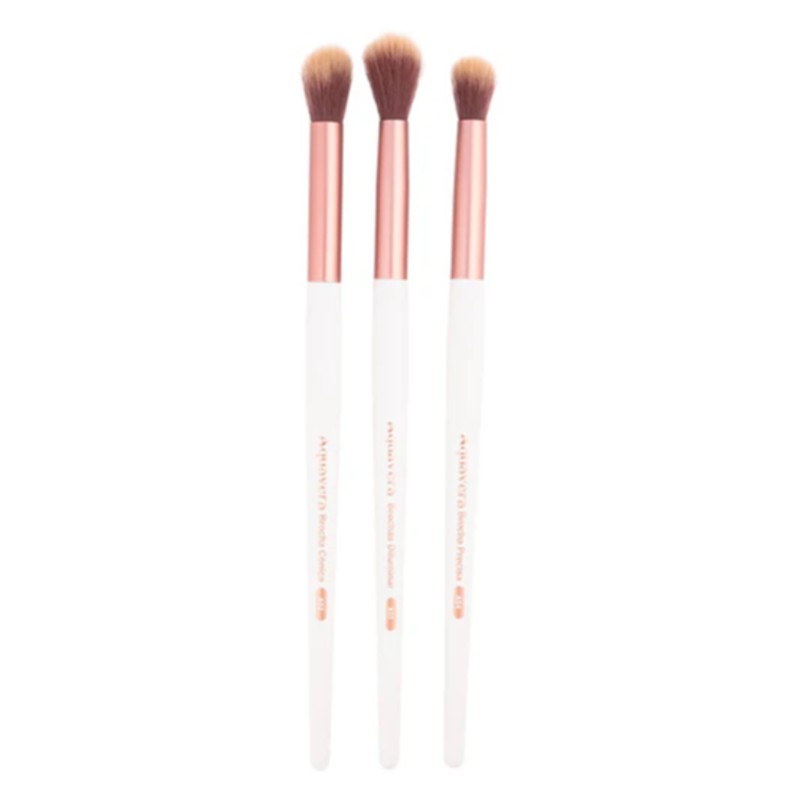 AQUAVERA TRIO DE BROCHAS PARA SOMBRAS