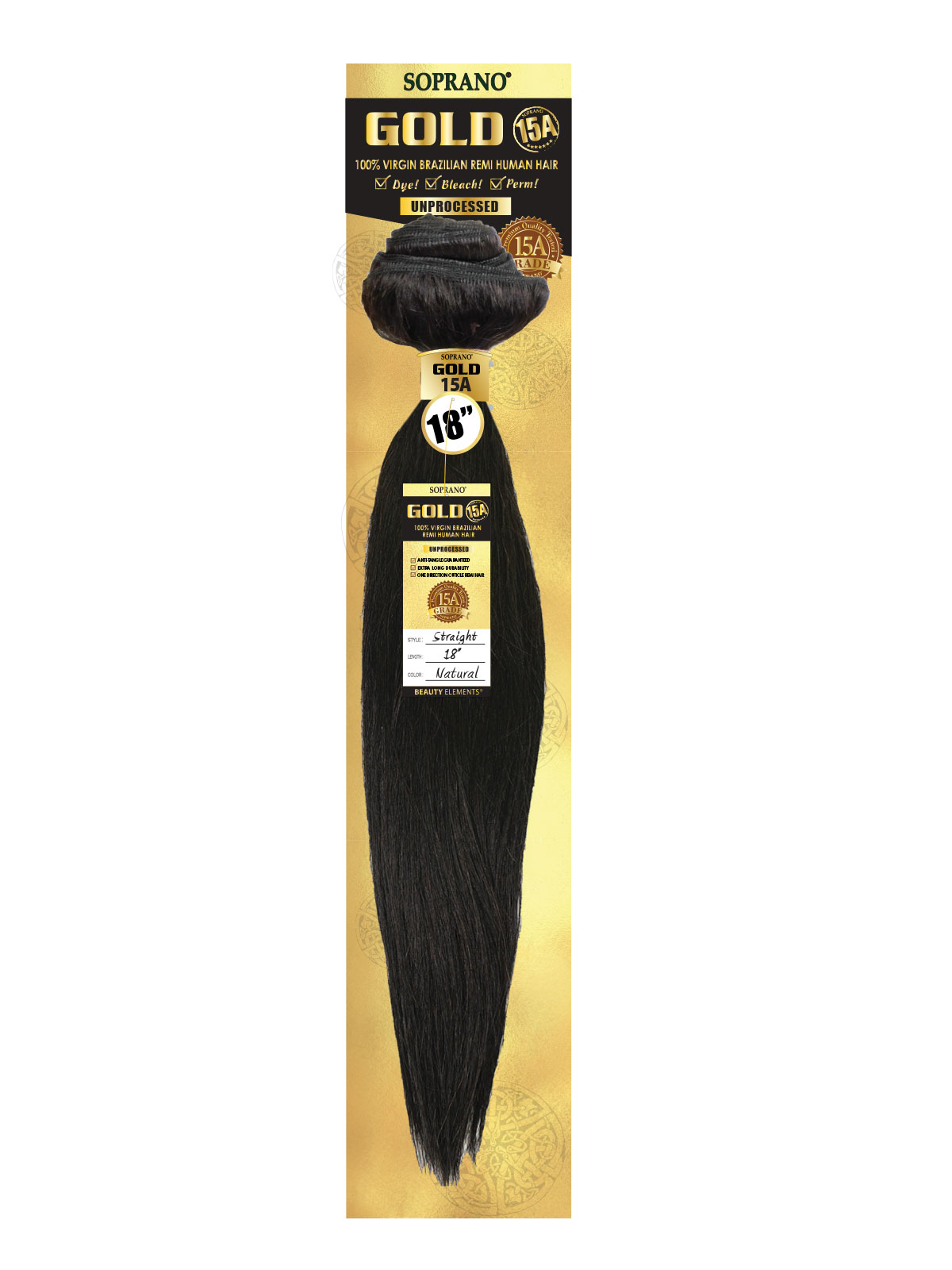 SOPRANO GOLD 15A REMI STRAIGHT 14"