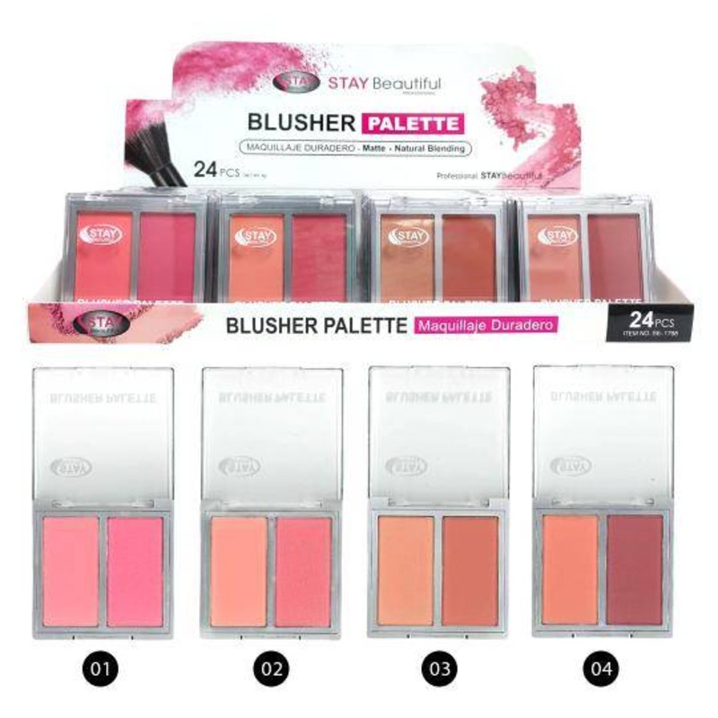 STAY PALETA DE RUBOR 4 TONO S6-1798