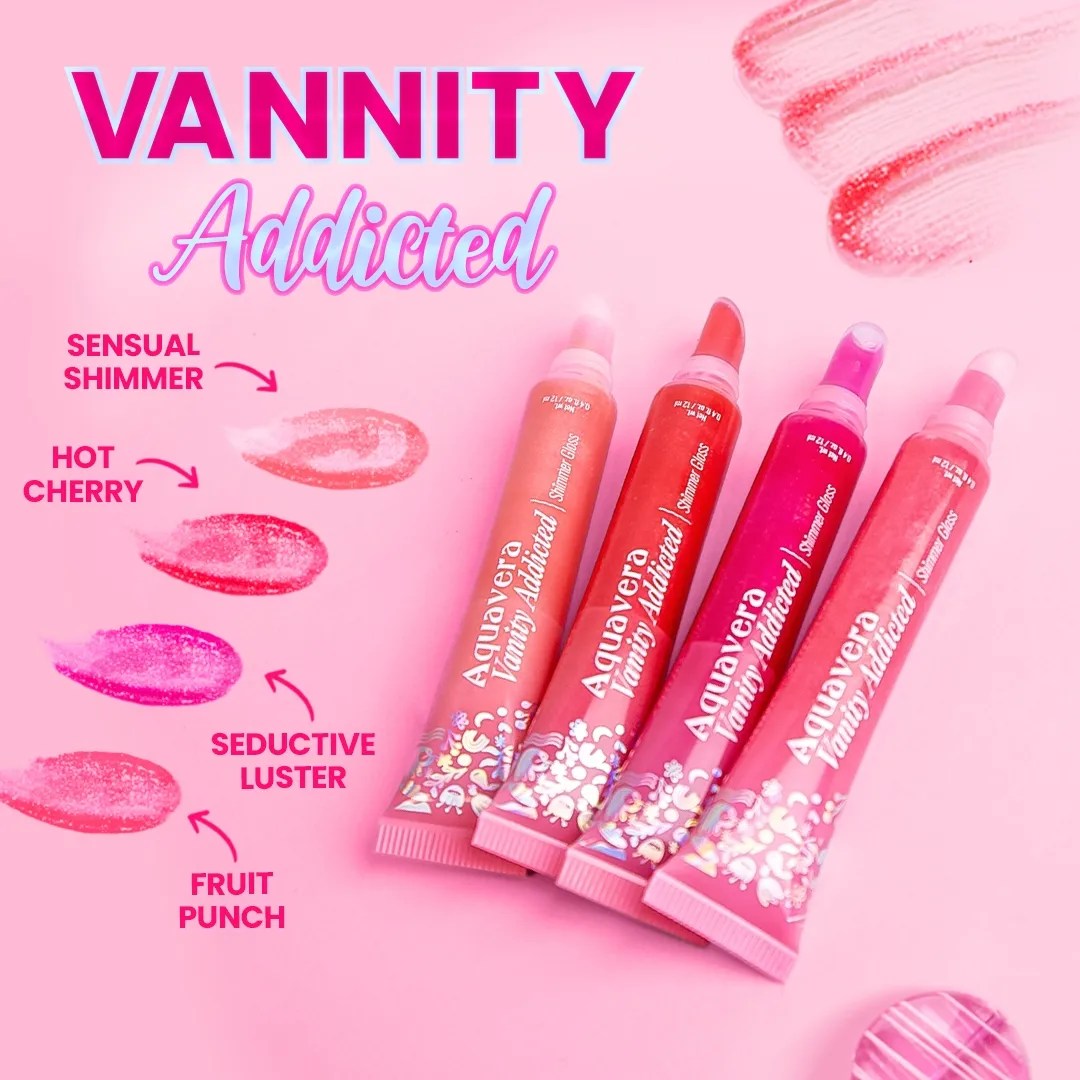 AQUAVERA SHIMMER GLOSS VANITY ADDICTED FRUIT PUNCH