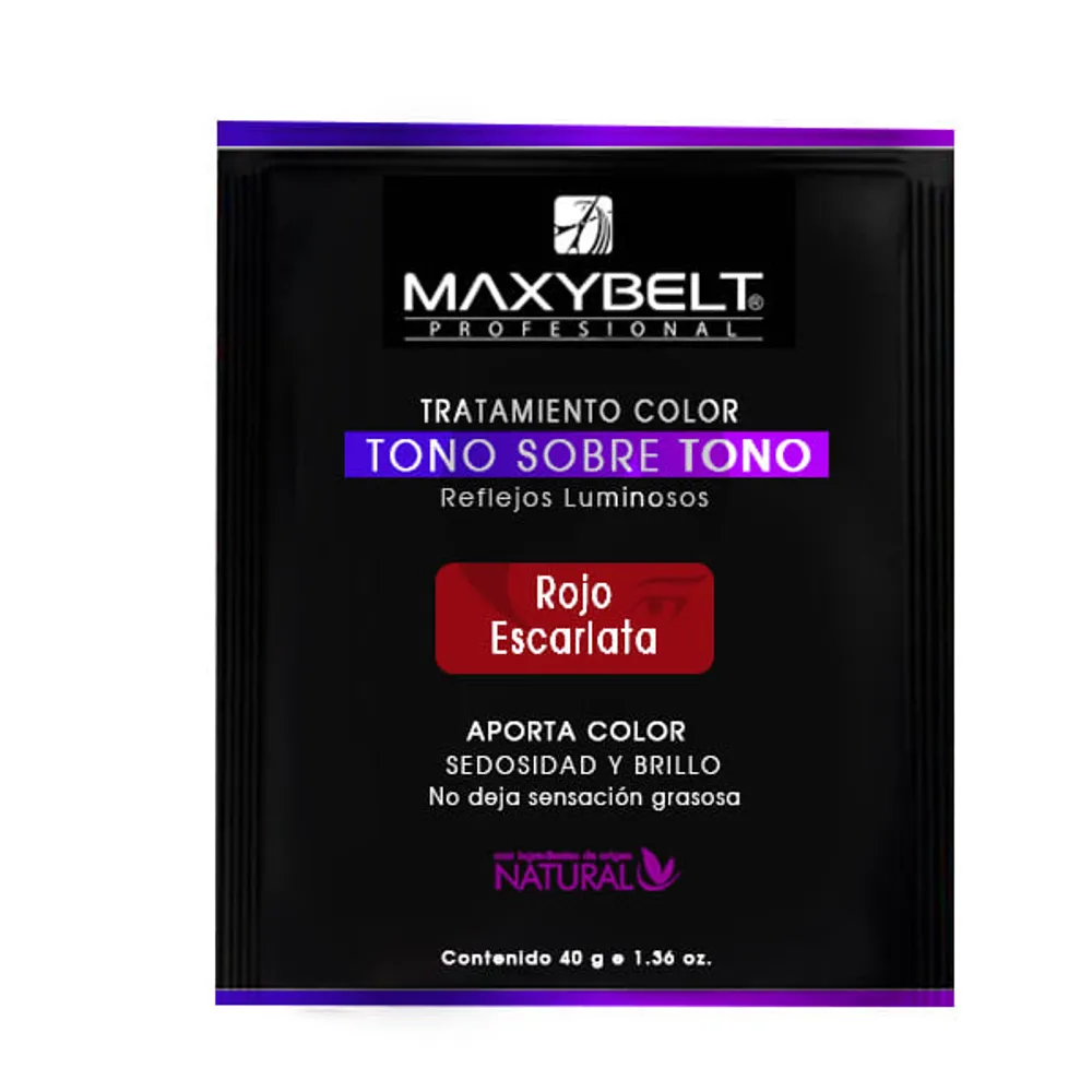 MAXYBELT TRATAMIENTO COLOR ROJO ESCARLATA