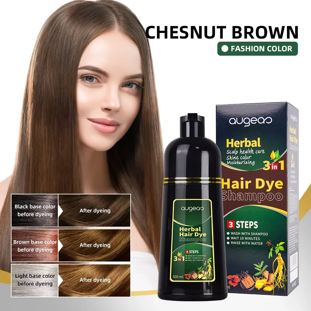AUGEA HERBAL SHAMPOO CHESTNUT BROWN