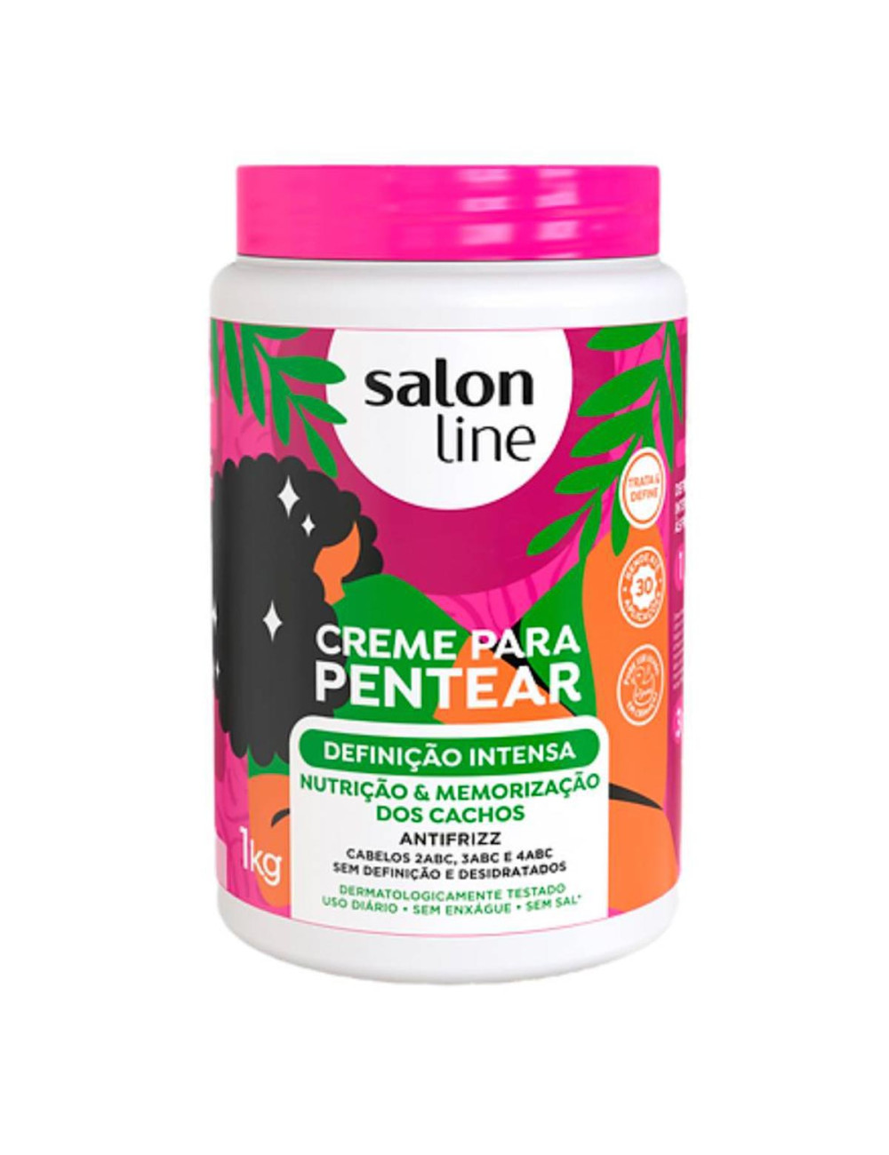 SALON LINE CREMA P/ PEINAR DEFINICION NUTRITIVA 1KG