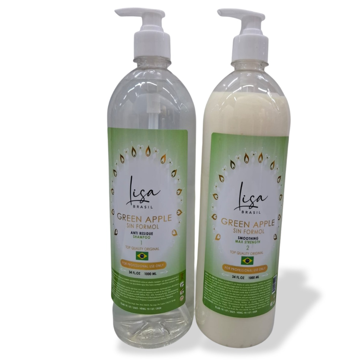 LIZA ALISANTE GREEN APPLE SIN FORMOL 1LT