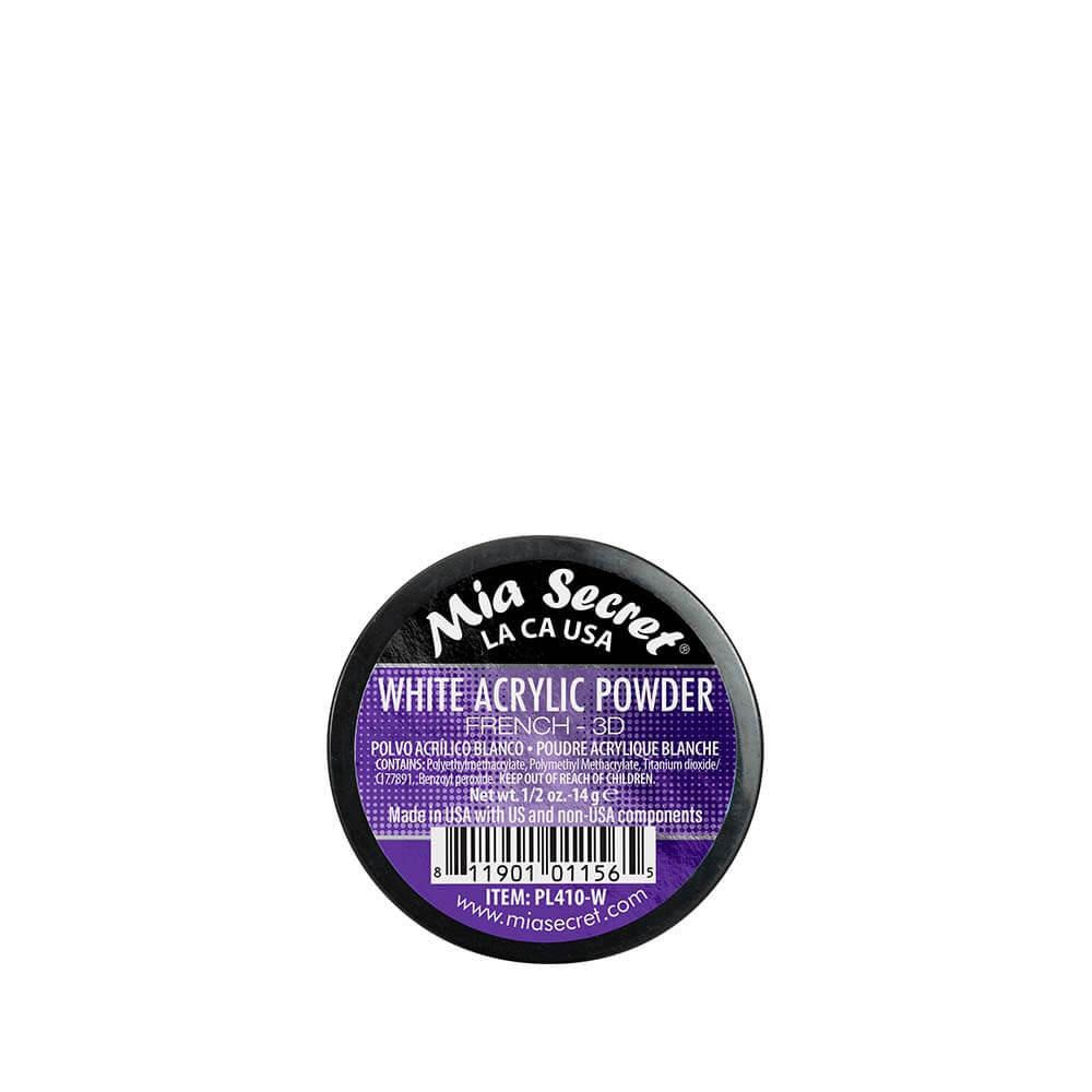 MIA SECRET POLVO ACRILICO WHITE FRECH 1/2OZ