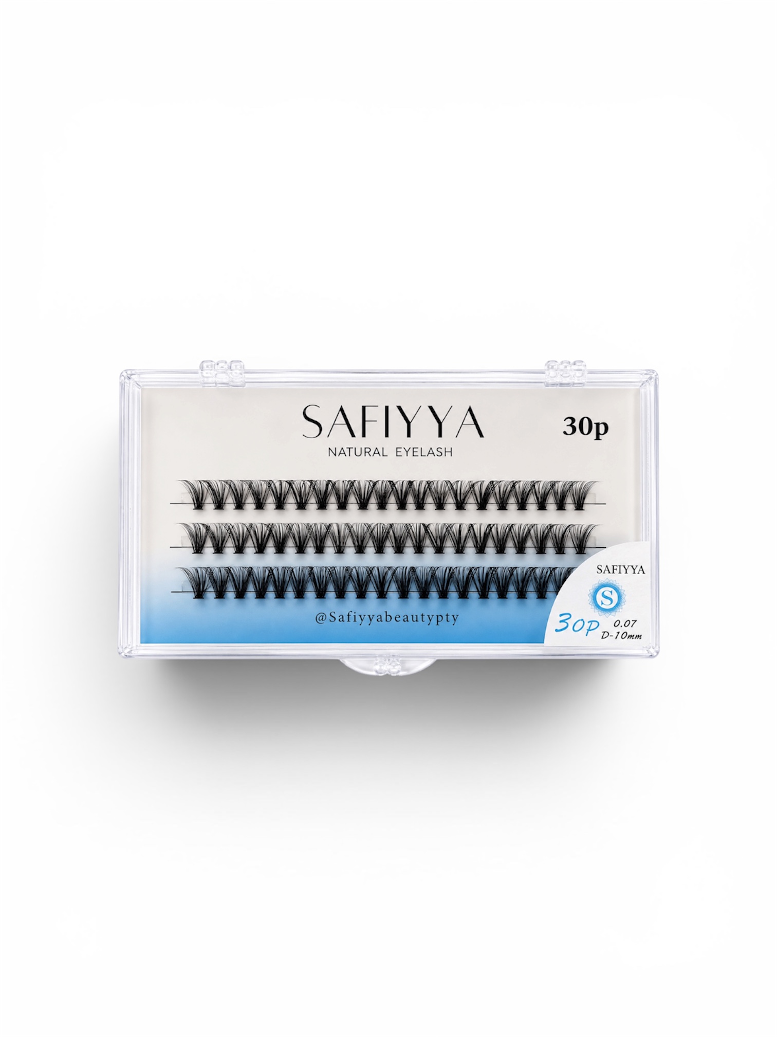 PESTAÑAS SAFIYYA 30P CELESTE