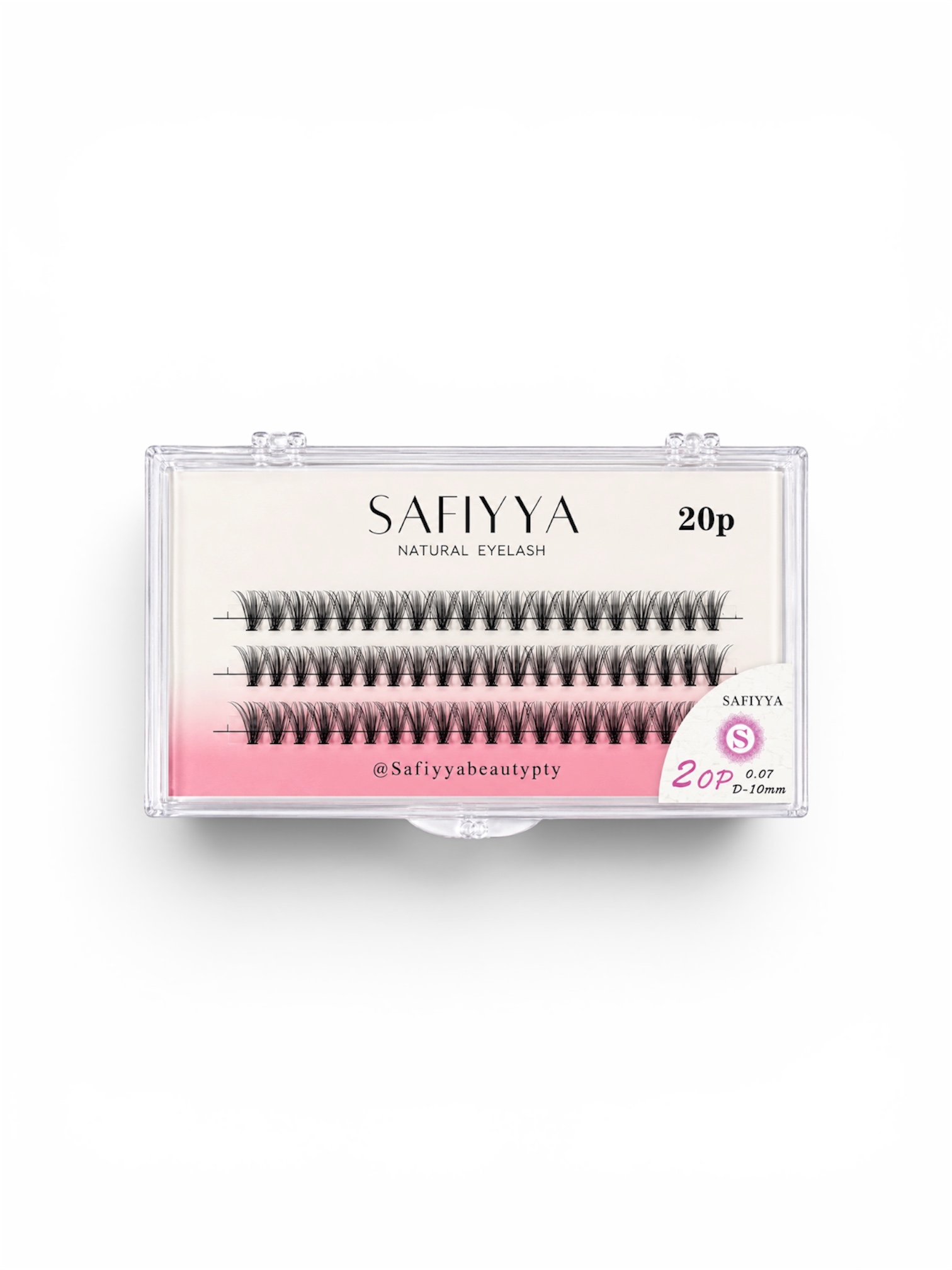 PESTAÑAS SAFIYYA 20P ROSADA