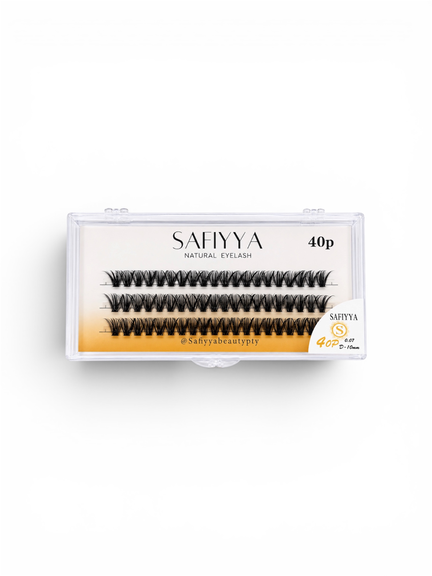 PESTAÑAS SAFIYYA 40P AMARILLAS