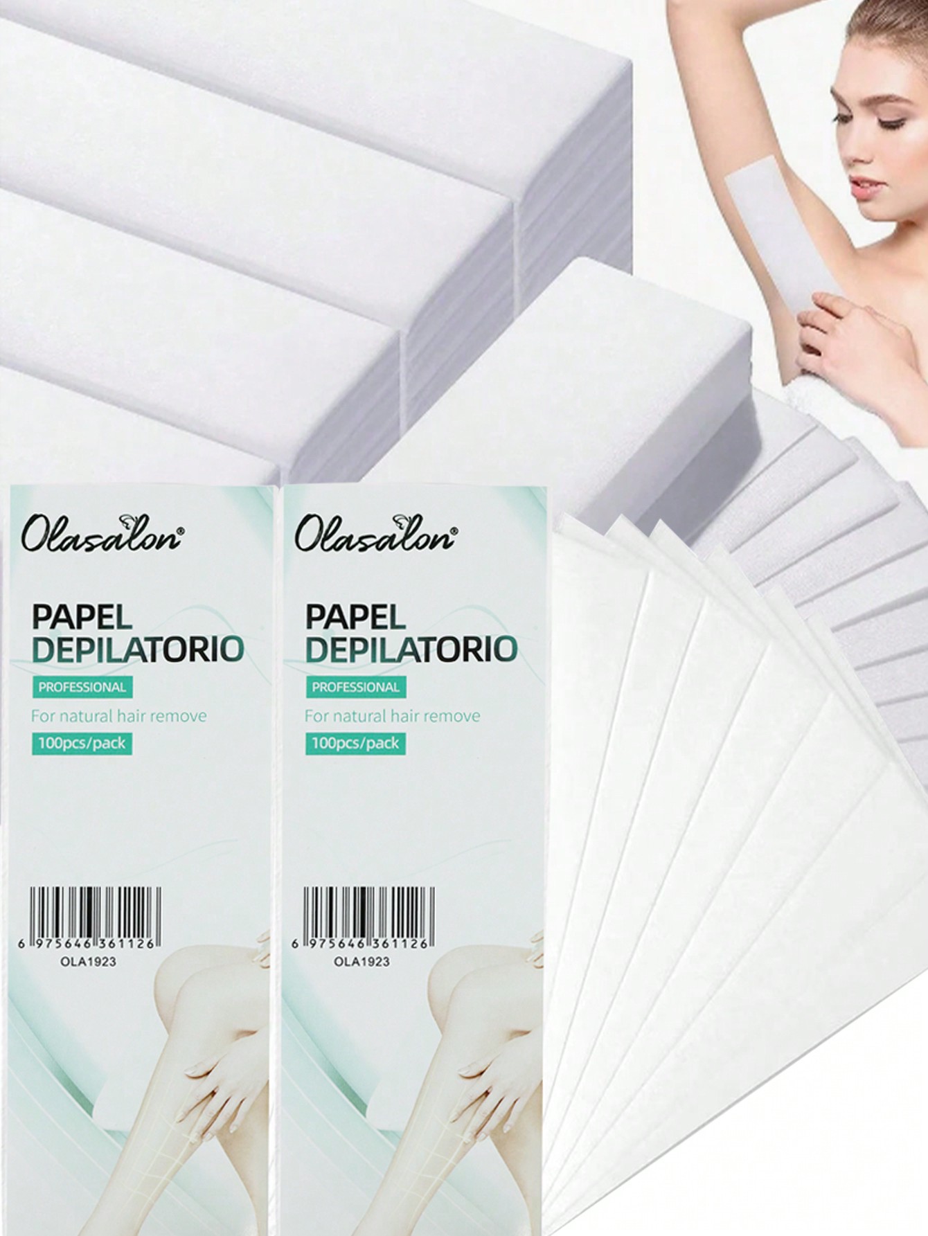 BANDA PAPEL DEPILATORIO OLASALON 100PCS