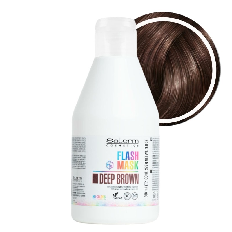 SALERM HD COLOR FLASH DEEP BROWN MASK 300ML