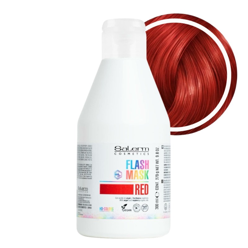 SALERM HD COLOR FLASH RED MASK 300ML